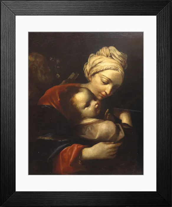 Framed Print : Holy Family, by Crespi Giuseppe Maria know as Spagnuolo (or Spagnolo), 17th Century -18th Century, oil on canvas, - Italy, Tuscany, Florence, Palazzo Pitti, Palatine Gallery Framed Print : Holy Family, by Crespi Giuseppe Maria know as Spagnuolo (or Spagnolo), 17th Century -18th Century, oil on canvas, - Italy, Tuscany, Florence, Palazzo Pitti, Palatine Gallery