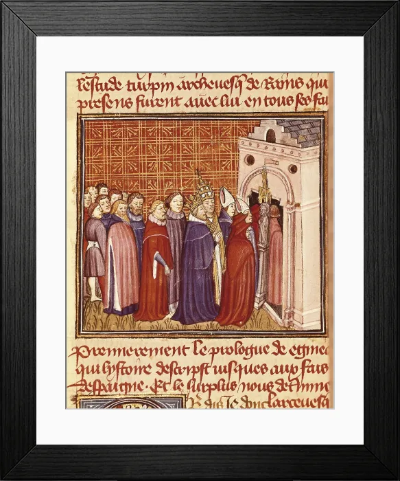 Framed Print : LOUIS IX, Saint Louis, of France (1214-1270). King of France (1226-1270). Saint Louis in his coronation day Framed Print : LOUIS IX, Saint Louis, of France (1214-1270). King of France (1226-1270). Saint Louis in his coronation day