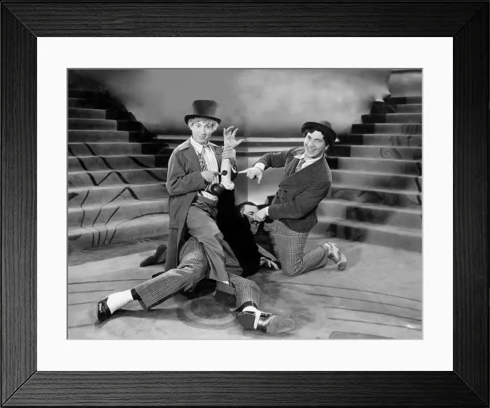Framed Print : ANIMAL CRACKERS, Harpo Marx, Louis Sorin, Chico Marx, 1930