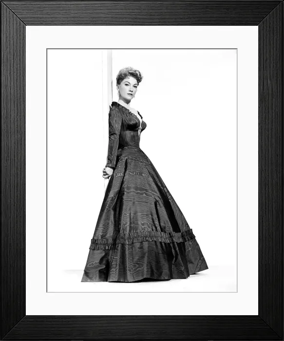 Framed Print : THREE VIOLENT PEOPLE, Anne Baxter, 1956