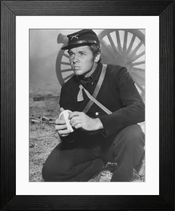 Framed Print : THE RED BADGE OF COURAGE, Audie Murphy, 1951