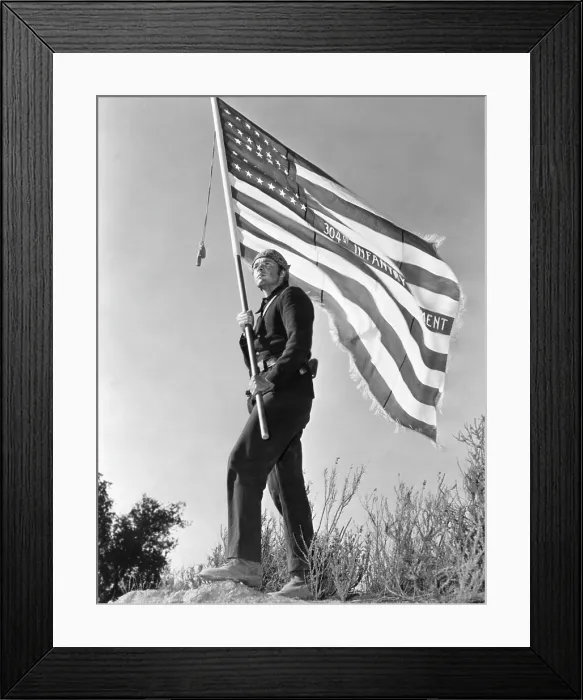 Framed Print : THE RED BADGE OF COURAGE, Audie Murphy, 1951