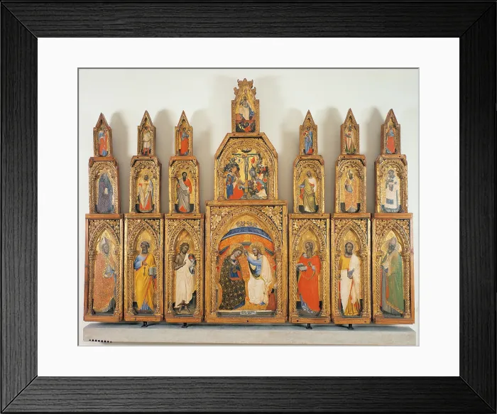Framed Print : Flagellation, by attributed to Simone dei Crocifissi, 1365 - 1370 about, 14th Century, panel, cm 180 x 248, 5 - Italy, Emilia Romagna, Bologna, National Art Gallery. All Framed Print : Flagellation, by attributed to Simone dei Crocifissi, 1365 - 1370 about, 14th Century, panel, cm 180 x 248, 5 - Italy, Emilia Romagna, Bologna, National Art Gallery. All