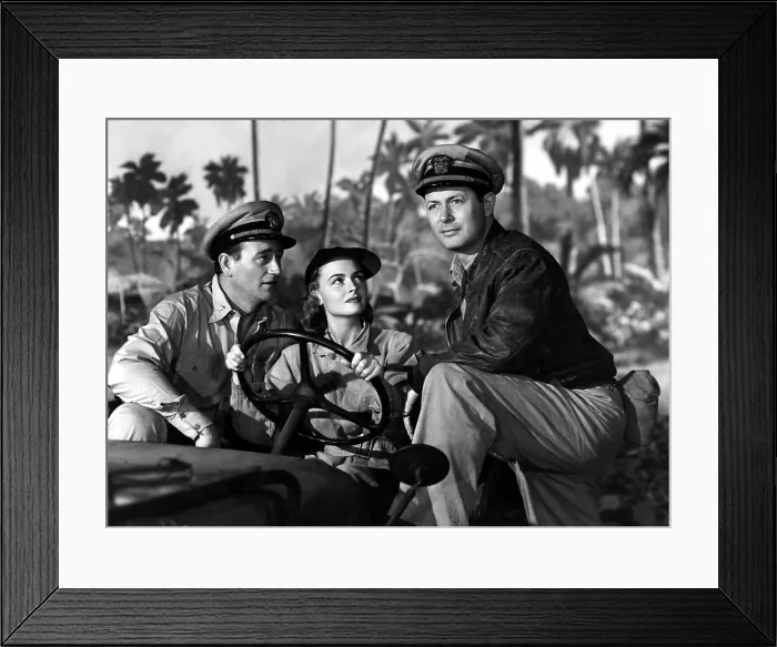 Framed Print : THEY WERE EXPENDABLE, John Wayne, Donna Reed, Robert Montgomery, 1945
