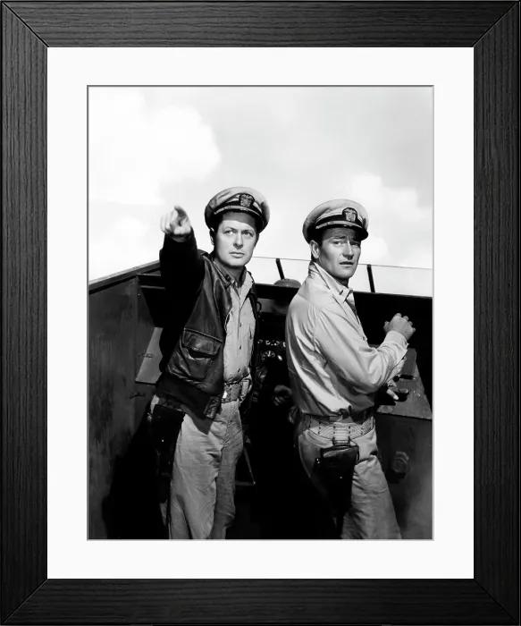 Framed Print : THEY WERE EXPENDABLE, Robert Montgomery, John Wayne, 1945