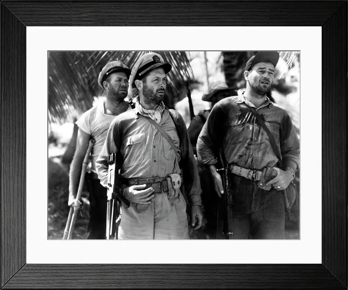 Framed Print : THEY WERE EXPENDABLE, Ward Bond, Robert Montgomery, John Wayne, 1945