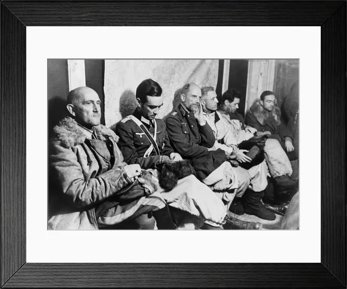 Framed Print : Battle for Stalingrad, World War 2. Captured German generals who surrendered to the Red Army on Jan. 31, 1943 Framed Print : Battle for Stalingrad, World War 2. Captured German generals who surrendered to the Red Army on Jan. 31, 1943