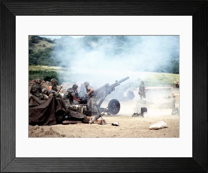 Framed Print : 82nd Airborne soldiers fire artillery during the brief of fighting on Grenada which resulted in the death of 45 Grenadians 59 Cubans and 19 U.S. soldiers Oct 25-Nov 3 1983 Framed Print : 82nd Airborne soldiers fire artillery during the brief of fighting on Grenada which resulted in the death of 45 Grenadians 59 Cubans and 19 U.S. soldiers Oct 25-Nov 3 1983