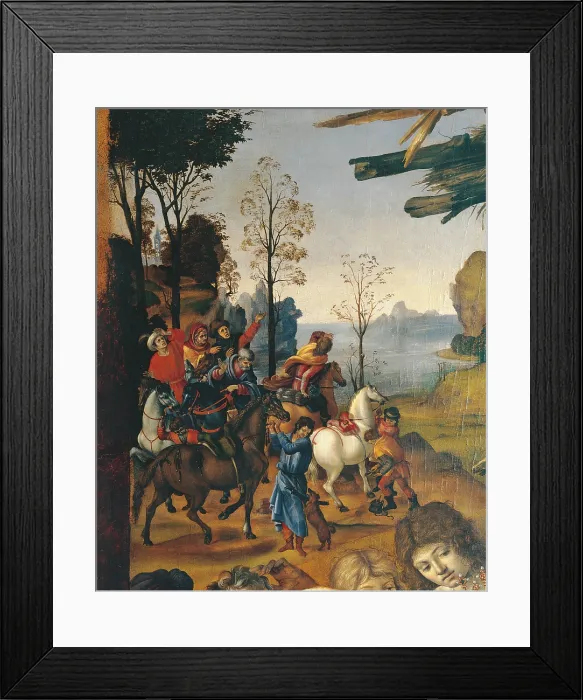 Framed Print : Adoration of the Magi (Panel in the church of San Donato), by Filippino Lippi, 1496, 15th Century, panel, cm 258 x 243 - Italy, Tuscany, Florence, Uffizi Gallery Framed Print : Adoration of the Magi (Panel in the church of San Donato), by Filippino Lippi, 1496, 15th Century, panel, cm 258 x 243 - Italy, Tuscany, Florence, Uffizi Gallery