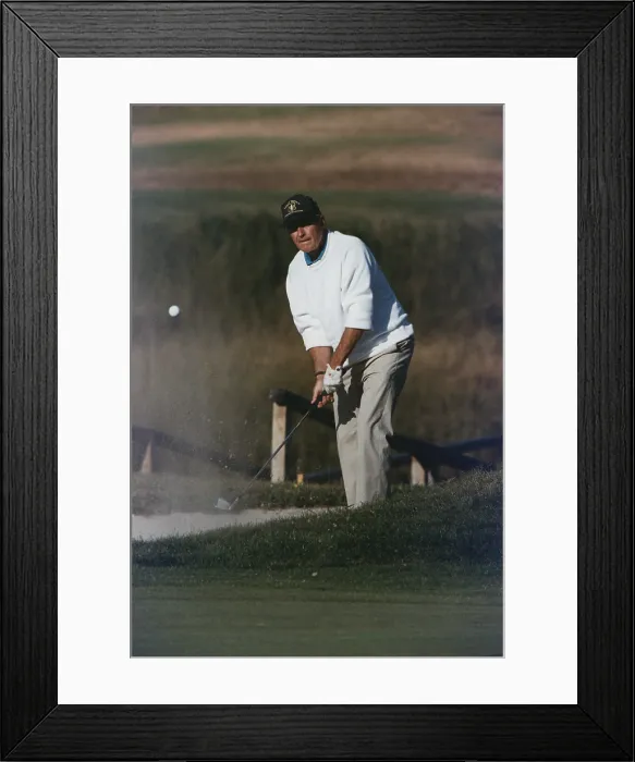 Framed Print : President George Bush plays golf at Kennebunkport Maine. Sept. 3 1989. (BSLOC_2011_3_69) Framed Print : President George Bush plays golf at Kennebunkport Maine. Sept. 3 1989. (BSLOC_2011_3_69)