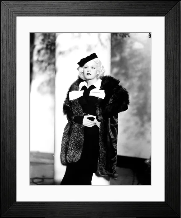 Framed Print : RECKLESS, Jean Harlow, in a suit by Adrian, 1935