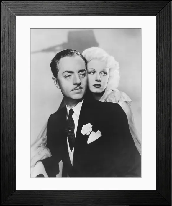 Framed Print : RECKLESS, from left: William Powell, Jean Harlow, 1935