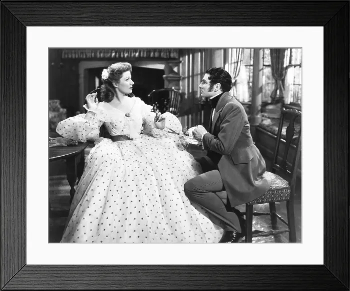 Framed Print : PRIDE AND PREJUDICE, from left: Greer Garson, Laurence Olivier, 1940