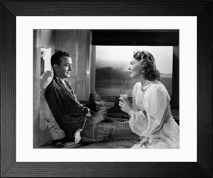 Framed Print : THEY WON'T BELIEVE ME, from left, Robert Young, Rita Johnson, 1947