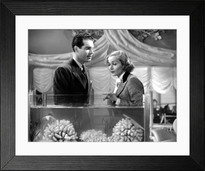 Framed Print : THE PRINCESS COMES ACROSS, Fred MacMurray, Carole Lombard, 1936 Framed Print : THE PRINCESS COMES ACROSS, Fred MacMurray, Carole Lombard, 1936