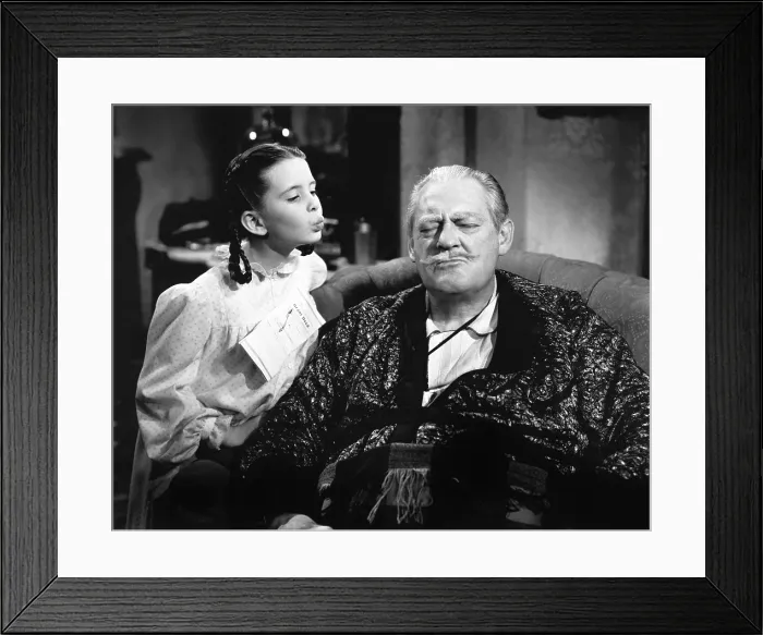 Framed Print : THREE WISE FOOLS, from left, Margaret O'Brien, Lionel Barrymore, 1946 Framed Print : THREE WISE FOOLS, from left, Margaret O'Brien, Lionel Barrymore, 1946