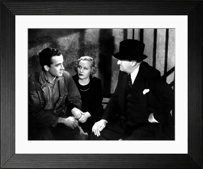 Framed Print : THEY WON'T FORGET, from left: Edward Norris, Gloria Dickson, Granville Bates, 1937 Framed Print : THEY WON'T FORGET, from left: Edward Norris, Gloria Dickson, Granville Bates, 1937