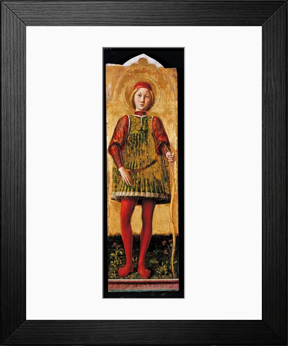 Framed Print : Cagli Polyptych, by Niccol di Liberatore (Niccol da Foligno) known as lAlunno, 1465, 15th Century, tempera on poplar panel, - Italy, Lombardy, Milan, Brera Art Gallery. Detail Framed Print : Cagli Polyptych, by Niccol di Liberatore (Niccol da Foligno) known as lAlunno, 1465, 15th Century, tempera on poplar panel, - Italy, Lombardy, Milan, Brera Art Gallery. Detail