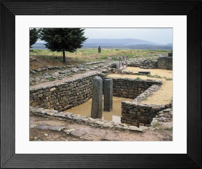Framed Print : SPAIN. CASTILE AND LEON. Garray. Ruins of Numantia. Roman house. Architecture. - J. Bedmar / Iberfoto / Everett Collection (562964)**US SALES ONLY** Framed Print : SPAIN. CASTILE AND LEON. Garray. Ruins of Numantia. Roman house. Architecture. - J. Bedmar / Iberfoto / Everett Collection (562964)**US SALES ONLY**