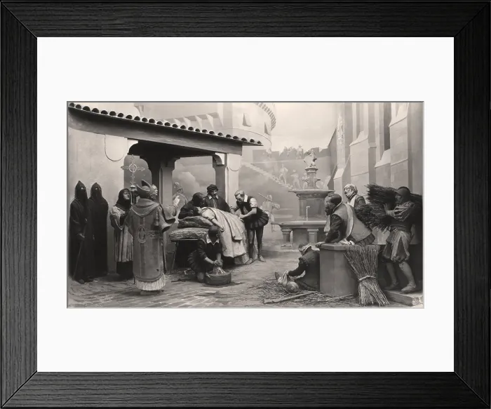 Framed Print : Ambroise Pare, the great 16th century surgeon, operating on a soldier wounded in battle Framed Print : Ambroise Pare, the great 16th century surgeon, operating on a soldier wounded in battle