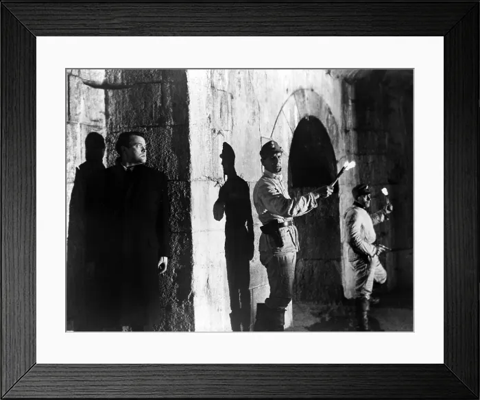 Framed Print : THE THIRD MAN, Orson Welles, 1949
