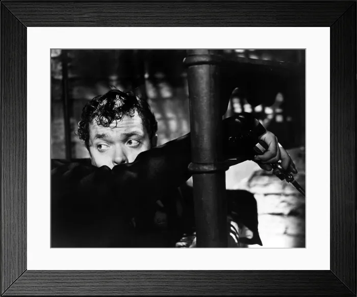 Framed Print : THE THIRD MAN, Orson Welles, 1949