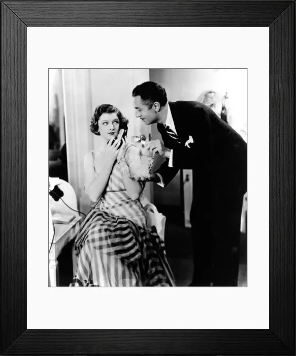 Framed Print : THE THIN MAN, Myrna Loy, William Powell, 1934 Framed Print : THE THIN MAN, Myrna Loy, William Powell, 1934