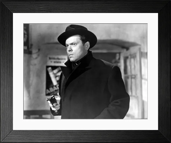 Framed Print : THE THIRD MAN, Orson Welles, 1949