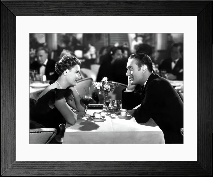 Framed Print : LOVE AFFAIR, Irene Dunne, Charles Boyer, 1939