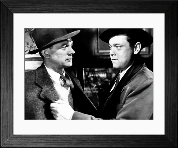 Framed Print : THE THIRD MAN, Joseph Cotten, Orson Welles, 1949
