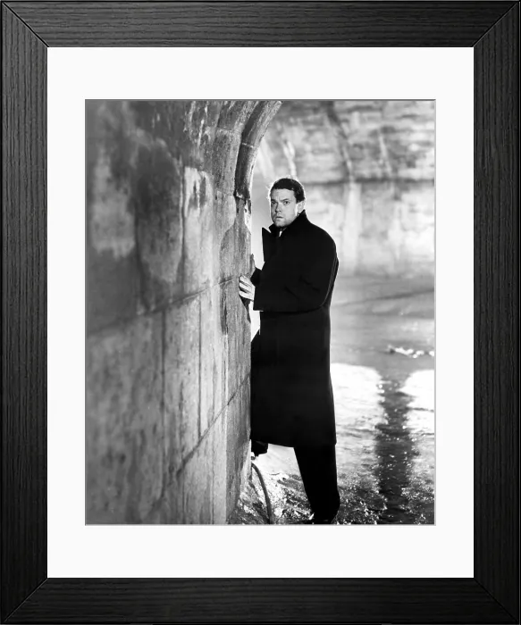 Framed Print : THE THIRD MAN, Orson Welles, 1949