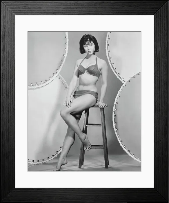 Framed Print : QUICK BEFORE IT MELTS, Yvonne Craig, 1964