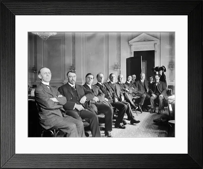 Framed Print : The Pujo Committee. Chaired by Ars ne Paulin Pujo of Louisiana 4th from left investigated anti-competitive practices within U.S Framed Print : The Pujo Committee. Chaired by Ars ne Paulin Pujo of Louisiana 4th from left investigated anti-competitive practices within U.S