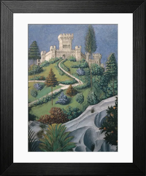 Framed Print : Frescoes of the Chapel of the Magi, by Benozzo di Lese di Sandro known as Benozzo Gozzoli, 15th Century, 1459 -1460 about, fresco, - Italy, Tuscany, Florence