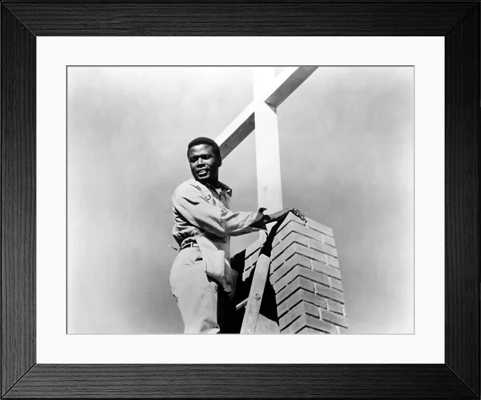 Framed Print : LILIES OF THE FIELD, Sidney Poitier, 1963 Framed Print : LILIES OF THE FIELD, Sidney Poitier, 1963