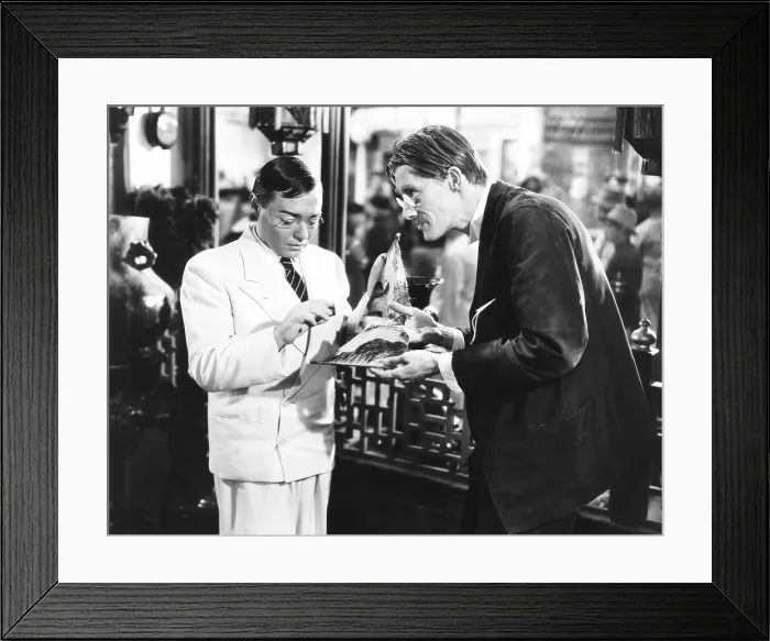 Framed Print : THANK YOU, MR. MOTO, from left: Peter Lorre, John Carradine, 1937, TM & Copyright 20th Century Fox Film Corp. / courtesy Everett Collection Framed Print : THANK YOU, MR. MOTO, from left: Peter Lorre, John Carradine, 1937, TM & Copyright 20th Century Fox Film Corp. / courtesy Everett Collection