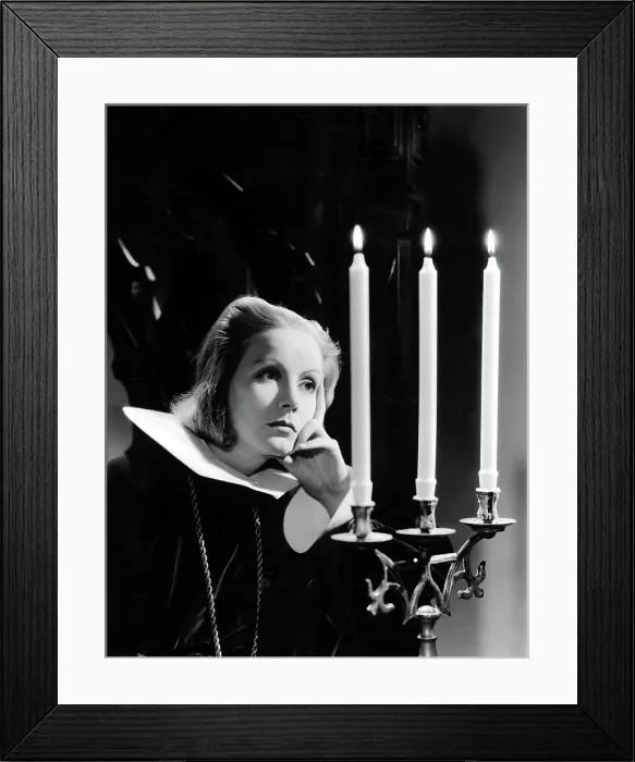 Framed Print : QUEEN CHRISTINA, Greta Garbo, portrait by Clarence Sinclair Bull, 1933