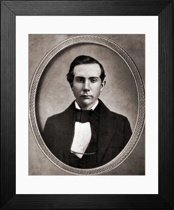 Framed Print : John D. Rockefeller 1839-1937 in his early 20s. (BSLOC_2010_18_12) Framed Print : John D. Rockefeller 1839-1937 in his early 20s. (BSLOC_2010_18_12)