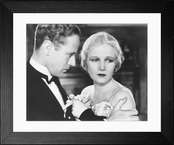 Framed Print : THE ANIMAL KINGDOM, from left: Leslie Howard, Ann Harding, 1932