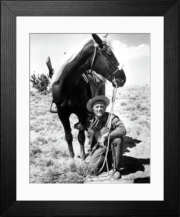 Framed Print : LONELY ARE THE BRAVE, Kirk Douglas, 1962