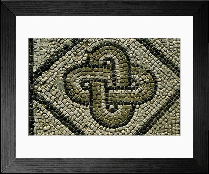 Framed Print : SPAIN. Penalba de Castro. Clunia Sulpicia. Roman colony. 1st-3rd centuries. Roman art. Early Empire. Mosaic. - Cardinalia / Iberfoto / Everett Collection (564312)**US SALES ONLY**