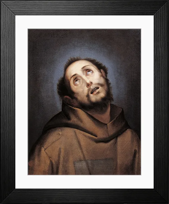Framed Print : St Francis, by field of Giovan Battista Crespi known as Cerano, 17th Century, - Italy, Lombardy, Milan, Brera Art Gallery. All. Holy face St Francis Framed Print : St Francis, by field of Giovan Battista Crespi known as Cerano, 17th Century, - Italy, Lombardy, Milan, Brera Art Gallery. All. Holy face St Francis