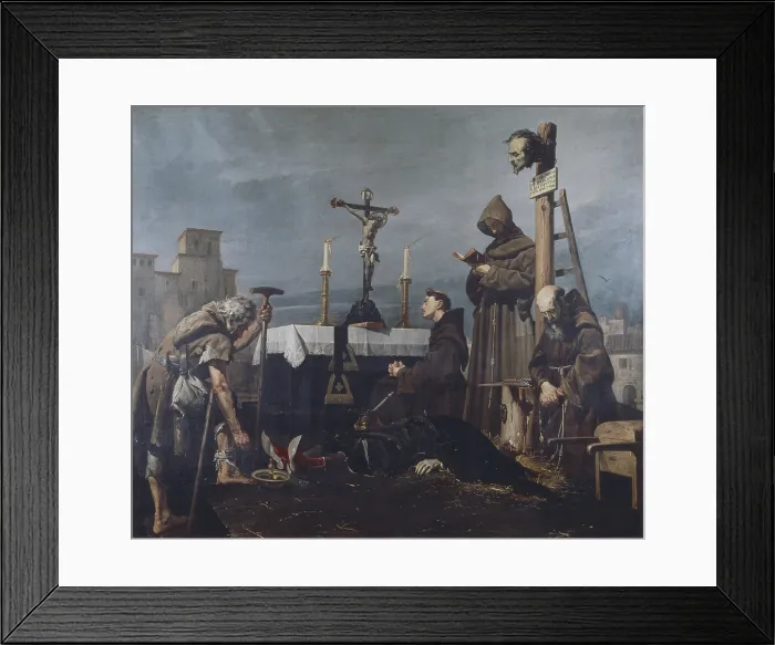 Framed Print : LUNA, Alvaro de (1390-1453). Spanish politician, Constable of Castile. Beheading of Don Alvaro in the Plaza Mayor of Valladolid on June 3, 1453. Costumbrism. Oil on canvas. SPAIN Framed Print : LUNA, Alvaro de (1390-1453). Spanish politician, Constable of Castile. Beheading of Don Alvaro in the Plaza Mayor of Valladolid on June 3, 1453. Costumbrism. Oil on canvas. SPAIN