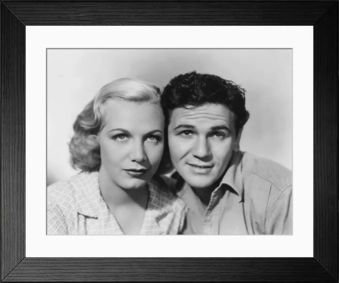 Framed Print : THEY MADE ME A CRIMINAL, from left: Gloria Dickson, John Garfield, 1939