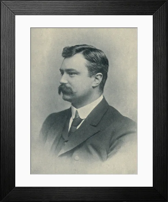 Framed Print : Edmund Dene Morel (1873-1924), British journalist, author and socialist politician, lead a long, but ultimately successful campaign against slavery in the Congo Free State