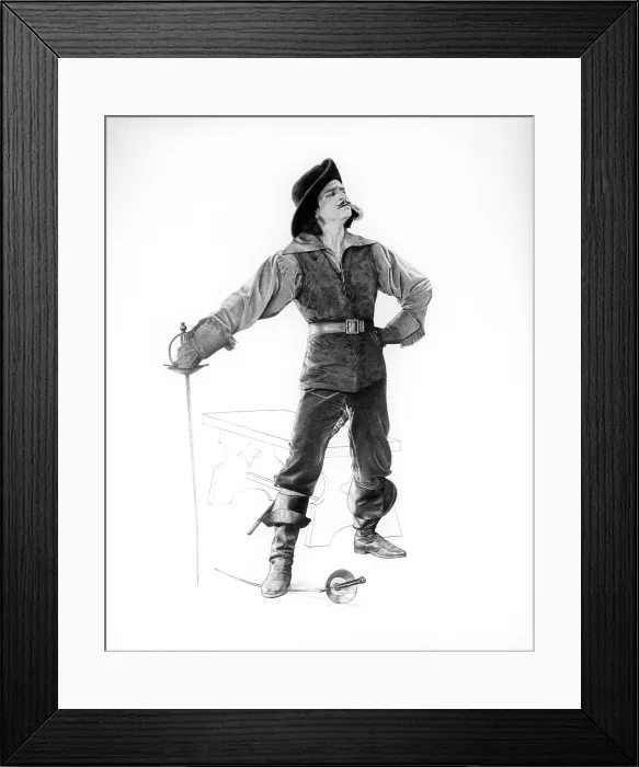 Framed Print : THE THREE MUSKETEERS, Douglas Fairbanks, Sr. 1921