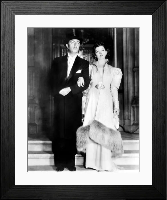 Framed Print : THE THIN MAN, William Powell, Myrna Loy, 1934 Framed Print : THE THIN MAN, William Powell, Myrna Loy, 1934