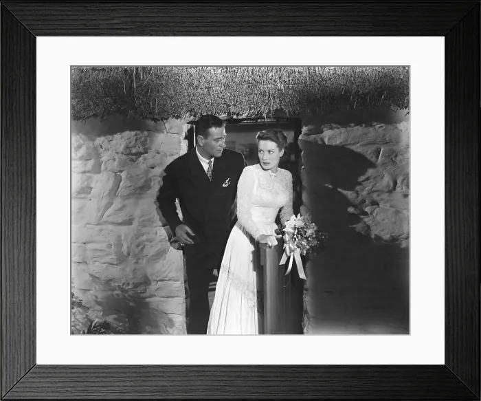 Framed Print : THE QUIET MAN, John Wayne, Maureen O'Hara, 1952