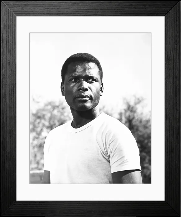 Framed Print : LILIES OF THE FIELD, Sidney Poitier, 1963 Framed Print : LILIES OF THE FIELD, Sidney Poitier, 1963