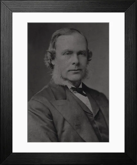 Framed Print : Joseph Lister, (1827-1912), British surgeon and medical scientist who was the founder of antiseptic surgery. Ca. 1870
